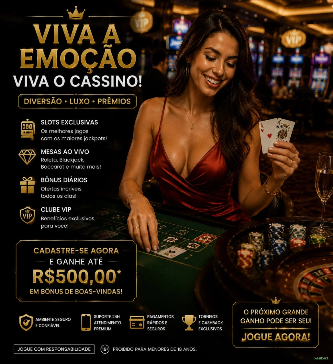 Bônus exclusivos membros VIP baabet